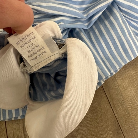 Vintage 24M Girl Striped Tie Front Dress Lord & Taylor Jayne Copeland - Picture 9 of 16